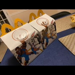 Limited edition McDonald’s happy meal space jam box and toy included